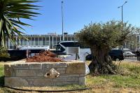 Implementation of the design plan for the relocation site at the airport of Heraklion.